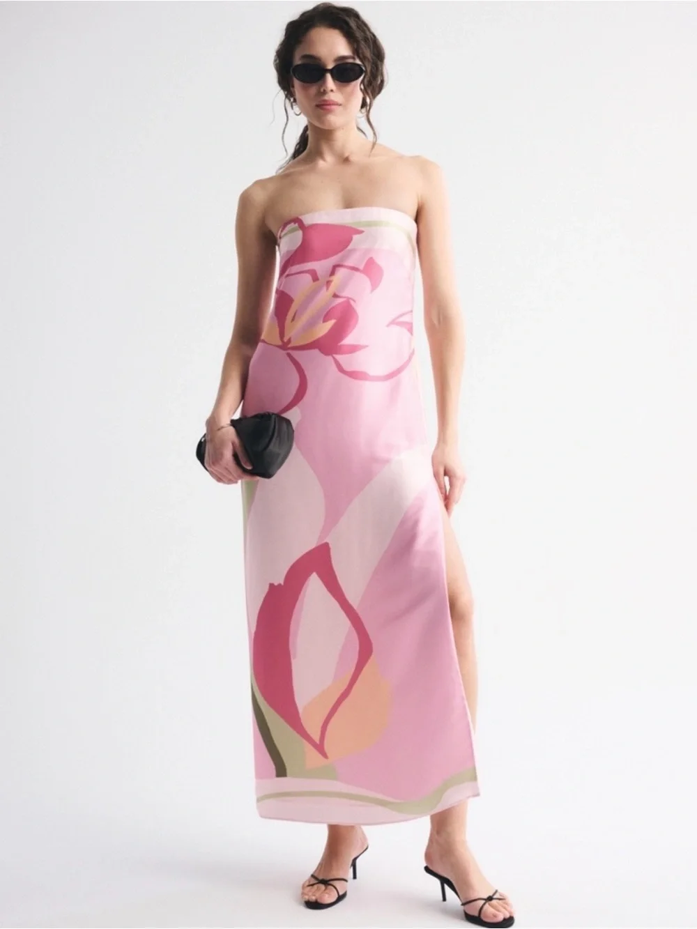 Strapless Slip Maxi Dress